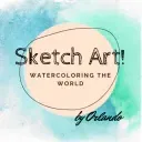 Watercolor Sketch Art logo