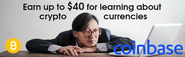 Earn up to $40 for learning about crypto currencies